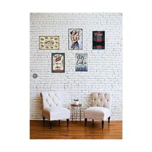 Letrero vintage divertido para el inodoro baño café_4