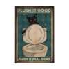 WellDGS Art Farmhouse Signs Flush It Good Flush It Real_1