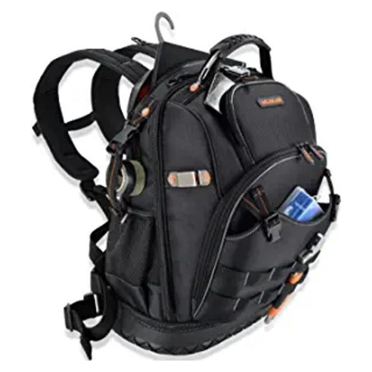 Mochila de herramientas de 77 bolsillos mochila de