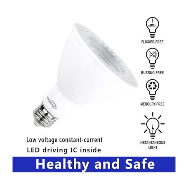 Par30 Bombillas LED de 5000 K luz natural regulable