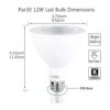 Par30 Bombillas LED de 5000 K luz natural regulable