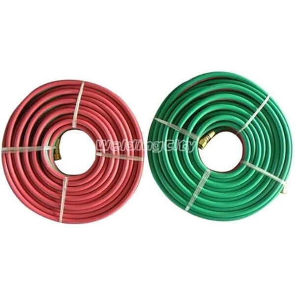 WeldingCity Manguera doble de goma roja y verde 25_2