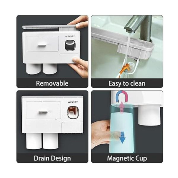 Wekity Soporte multifuncional para cepillo de dientes_6