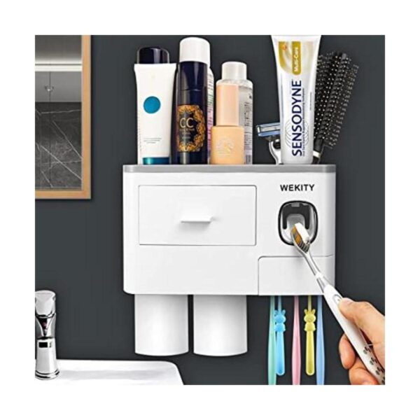 Wekity Soporte multifuncional para cepillo de dientes_1