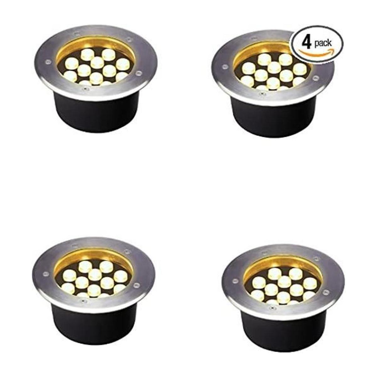 GOCuces Lámpara LED de tierra de 12 W para exteriores