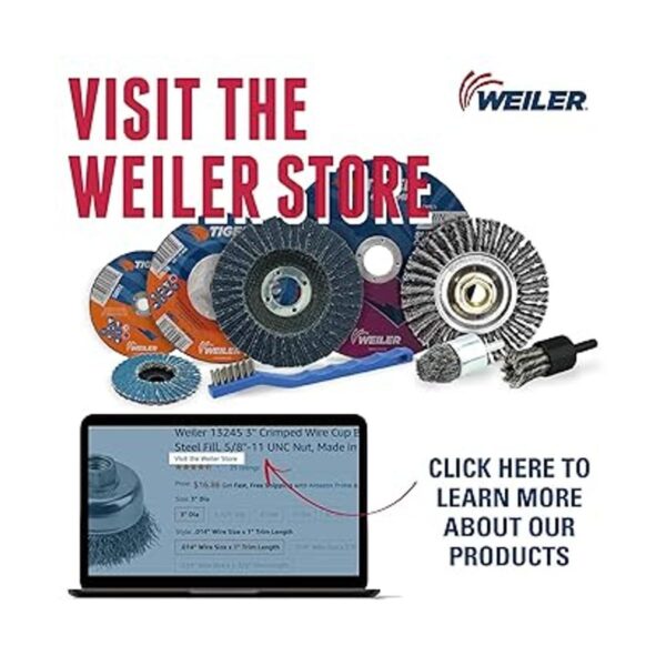 Weiler 44805 Vortec Pro Cepillo pequeño para rascar_2