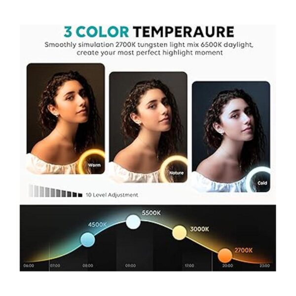 Weilisi 10 Ring Light with Stand 72 Tall Phone_2