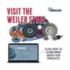 Weiler Power cepillo en tubo de acero cuerpo redondo_2