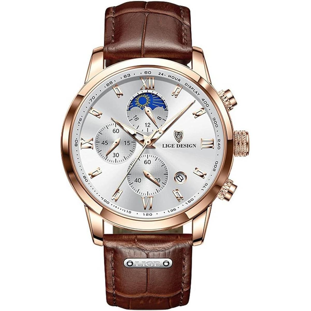 Weicam Relojes de pulsera analógicos de cuarzo para