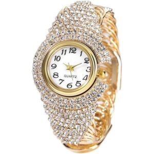 Weicam Reloj de pulsera analógico de cuarzo para mujeres y_1