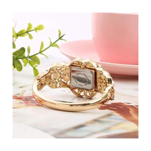 Weicam Pulsera de cuarzo para mujer esfera cuadrada_3