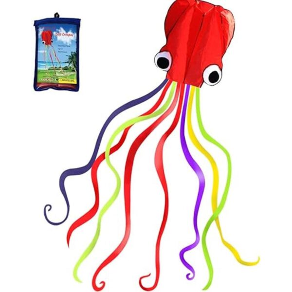 Hengda Kite Software Octopus Flyer Kite with Long Colorful_1