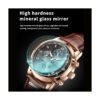 Weicam Relojes de pulsera analógicos de cuarzo para