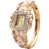 Weicam Pulsera de cuarzo para mujer esfera cuadrada_1