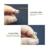 WeiMeet 120 Piezas Broche Pin Backs Craft Pin Back Bar_4