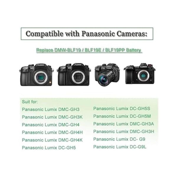 Gonine DMW DCC12 Adaptador de corriente alterna GH5 GH4_2