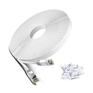 Cable Ethernet Cat 6 de 50 pies color blanco Cables de_1