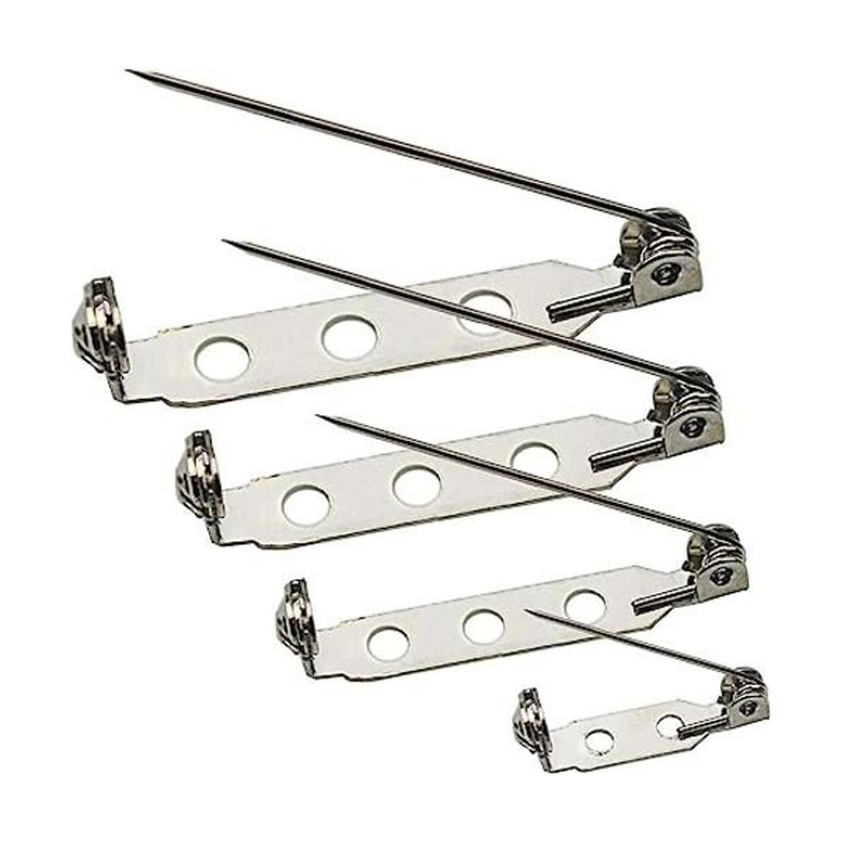 WeiMeet 120 Piezas Broche Pin Backs Craft Pin Back Bar