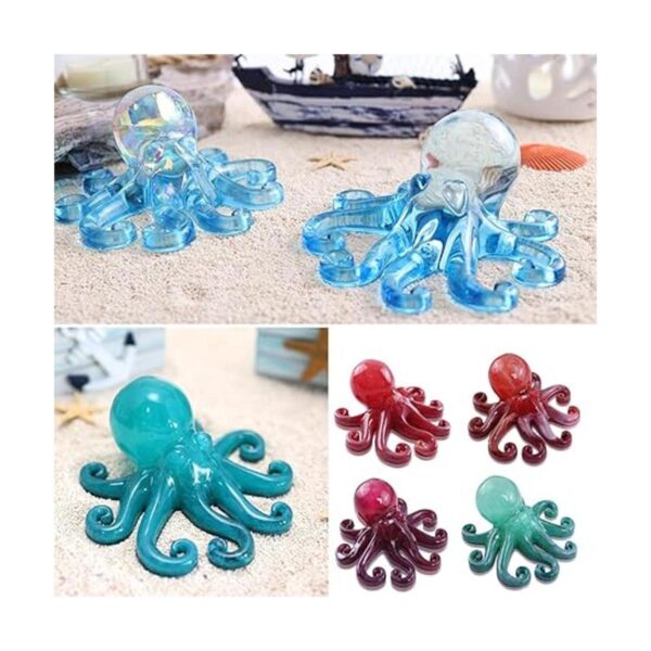 2 moldes de pulpo para resina molde de fundición de_6