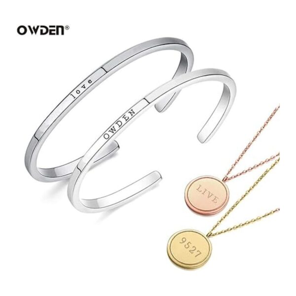 OWDEN Kit de sellos de metal para joyería para hacer