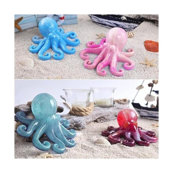 2 moldes de pulpo para resina molde de fundición de_4
