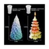4 moldes de silicona para árbol de Navidad moldes de