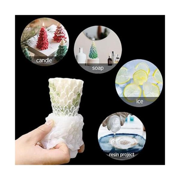 4 moldes de silicona para árbol de Navidad moldes de