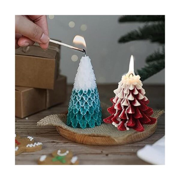 4 moldes de silicona para árbol de Navidad moldes de