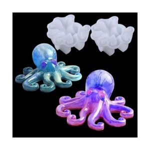 2 moldes de pulpo para resina molde de fundición de_1