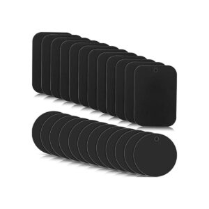 24 Pieces Phone Metal Plates Magnetic Mount Metal Plate_1