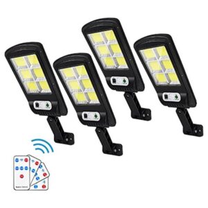 Luces solares LED de calle para exteriores paquete de 4_1
