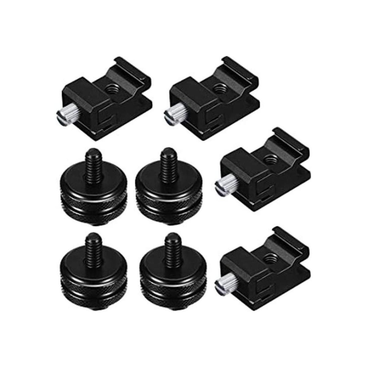 8 piezas de adaptador de montaje de zapata fría de 14