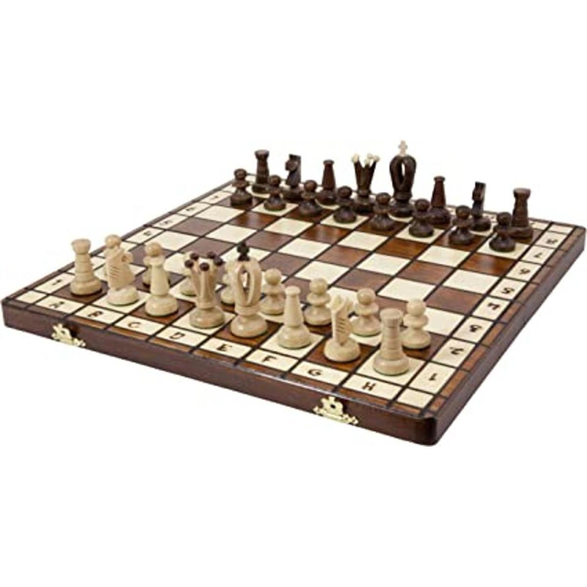 Royal 36 europeo Madera Internacional de Ajedrez Set