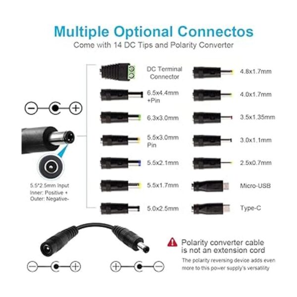 Fuente de alimentación ajustable de 72 W CC de 3 V 24 V_3