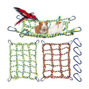 2 Pieces Bird Rope Net Hamster Rat Rope Net Small Animal