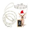 Juego de 2 collares de perlas artificiales para perros 2