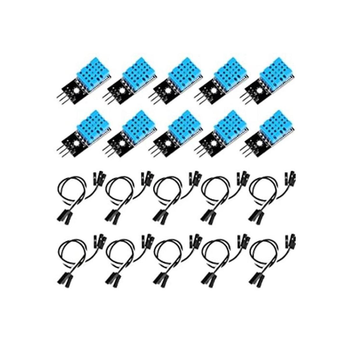 10 unidades DHT11 módulo de sensor de humedad de