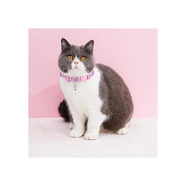 Weewooday Collar de gato de calavera de Halloween 4