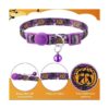 Collar de gato de Halloween collar de gato con campana
