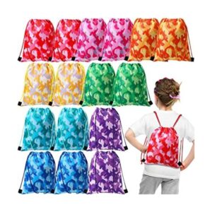 Weewooday Paquete de 16 bolsas de camuflaje con cordón_1