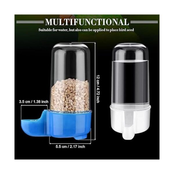 4 Pieces Automatic Bird Water Dispenser Bird Cage Waterer