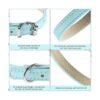Weewooday 16 piezas de PU collar de gato ajustable pequeño