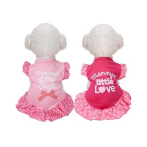 Vestido para cachorro con falda lindo vestido para
