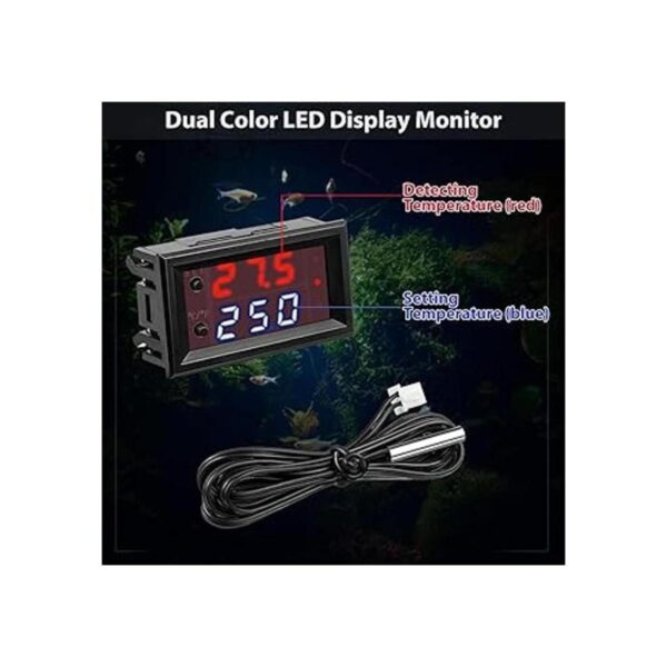 Controlador electrónico de temperatura de 12 V programable_2