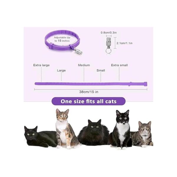 Weewooday Juego de 5 collares calmantes para gatos