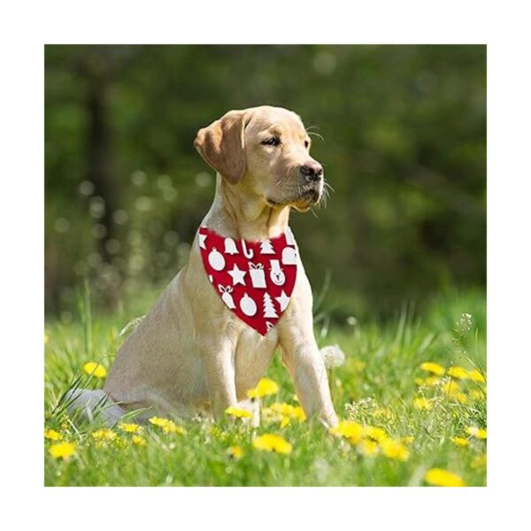 24 bandanas de sublimación en blanco para perros pañuelos