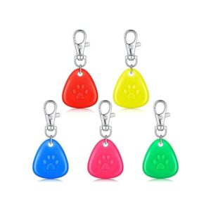 5 piezas de collar de silicona LED para perro collar de
