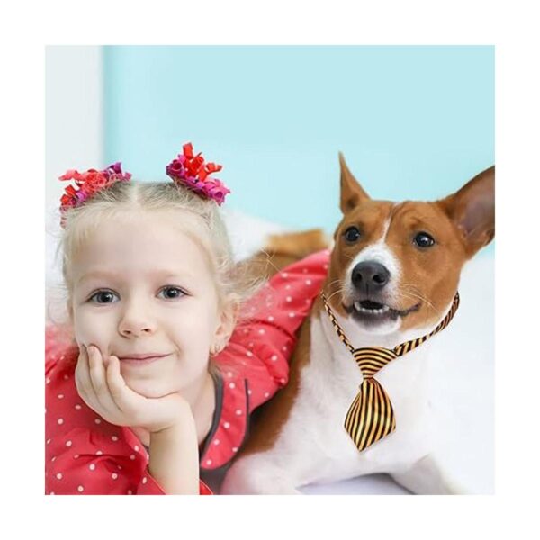 Juego de 60 corbatas ajustables para perros incluye 24