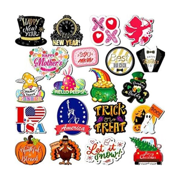 20 imanes navideños para Halloween día de Acción de