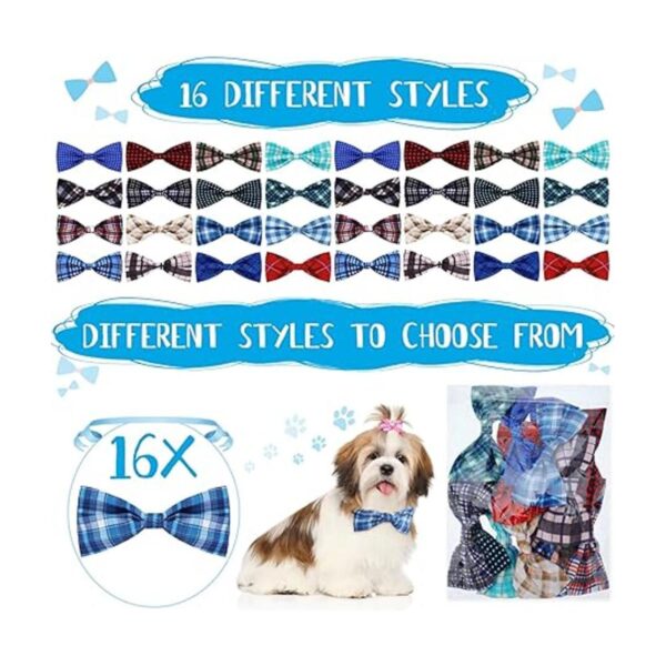 16 corbatas para perro lazos para el verano estilo